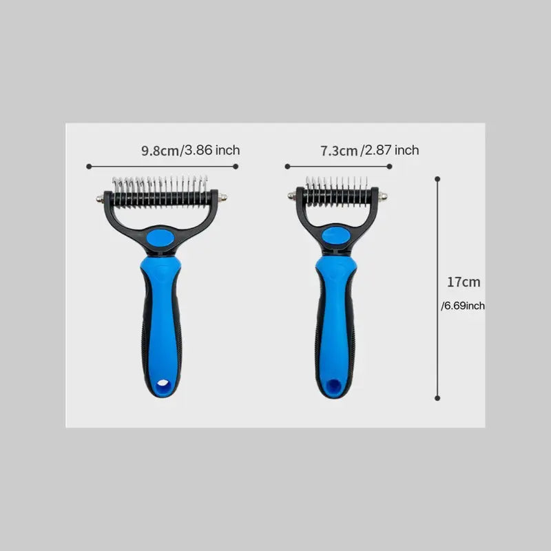 Dog Hair Deshedding Brush (1 Piece), Pets Hair Shedding Slicker, Pet Hair Dematting Rake, Cats Dogs Hair Remover, Pets Fur Combing and Shaving Tool, Cat Brush Dog Products, Cat Accessories