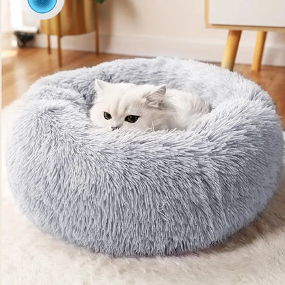 Super Soft Plush Cat & Dog Bed - Warm Sleeping Nest